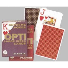 Poker  Piatnik Opti Supreme Poker Jumbo Index - Kunststof - uitvoering