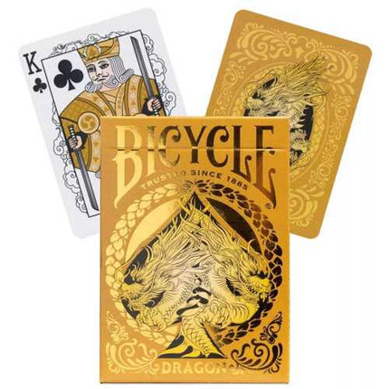 Dit is een foto van het spel Dragon Gold - Bicycle te koop bij Speldorado Spellenwinkel Delft