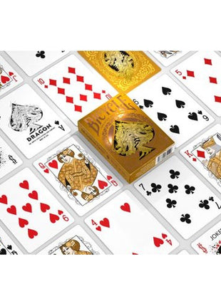 Dit is een foto van het spel Dragon Gold - Bicycle te koop bij Speldorado Spellenwinkel Delft