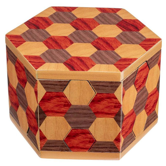 Puzzle Secret box honingraat