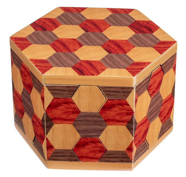 Puzzle Secret box honingraat