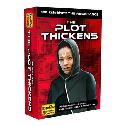 Dit is een foto van het spel The Resistance - The Plot Thickens te koop bij Speldorado Spellenwinkel Delft