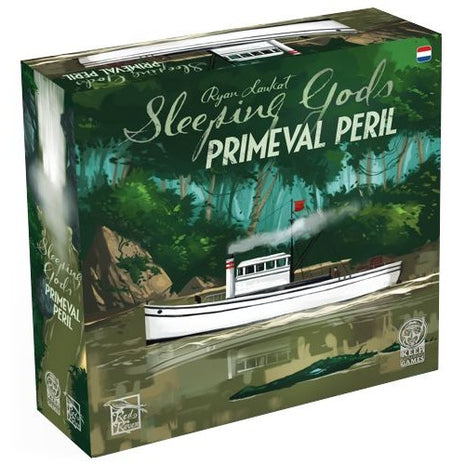 Sleeping Gods Primeval Peril - NL – strategisch bordspel – 1 tot 2 spelers