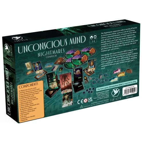 Dit is een foto van het spel Het Onbewuste - uitbreiding Nachtmerries - NL te koop bij Speldorado Spellenwinkel Delft