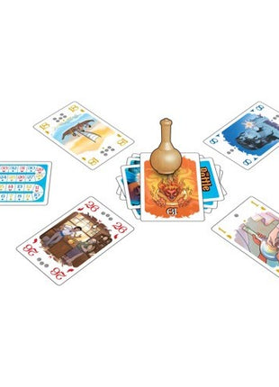 Dit is een foto van het spel Bezeten Fles (EN/FR/DE) - Lautapelit te koop bij Speldorado Spellenwinkel Delft