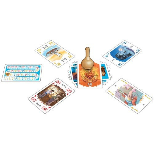 Dit is een foto van het spel Bezeten Fles (EN/FR/DE) - Lautapelit te koop bij Speldorado Spellenwinkel Delft