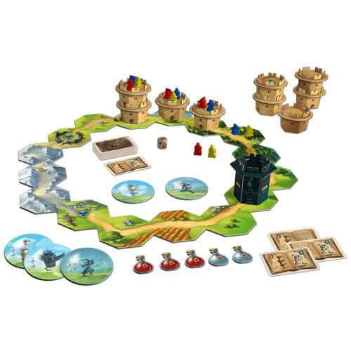 Dit is een foto van het spel De Betoverde Torens te koop bij Speldorado Spellenwinkel Delft