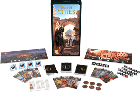 Dit is een foto van het spel 7 Wonders V2 Cities NL te koop bij Speldorado Spellenwinkel Delft