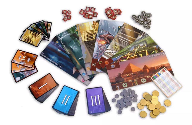 Dit is een foto van het spel 7 Wonders V2 NL te koop bij Speldorado Spellenwinkel Delft