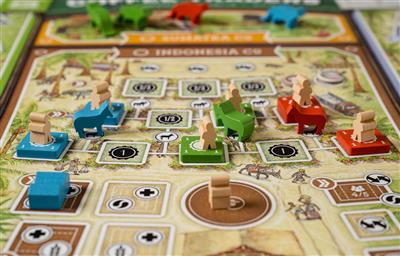 Dit is een foto van het spel Coffee Traders te koop bij Speldorado Spellenwinkel Delft