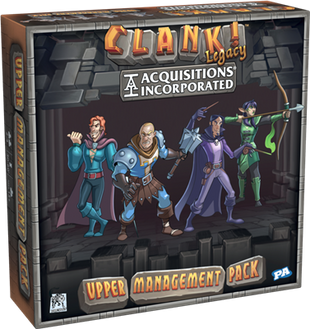 Clank! Legacy: Upper Management Pack – strategisch kaartspel – 1 speler