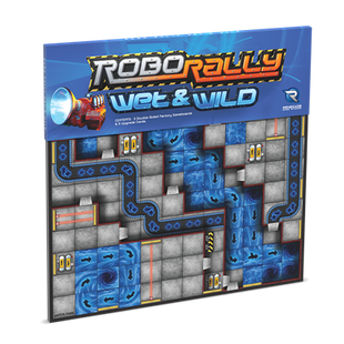 Robo Rally Wet and Wild Expansion – gezellig bordspel – 2 tot 4 spelers