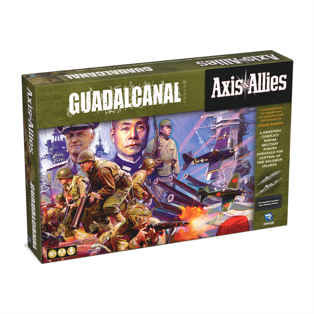 Dit is een foto van het spel Axis & Allies  Guadalcanal - EN te koop bij Speldorado Spellenwinkel Delft