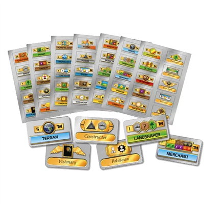 Terraforming Mars: Milestones and Awards - EN