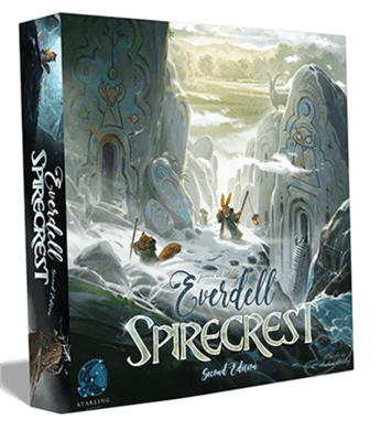 Dit is een foto van het spel Everdell Spirecrest 2nd Ed - EN te koop bij Speldorado Spellenwinkel Delft