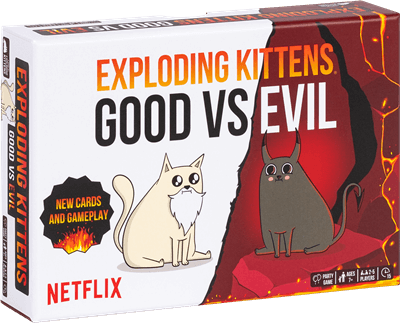 Exploding Kittens Good vs Evil EN – party kaartspel – 2 tot 5 spelers