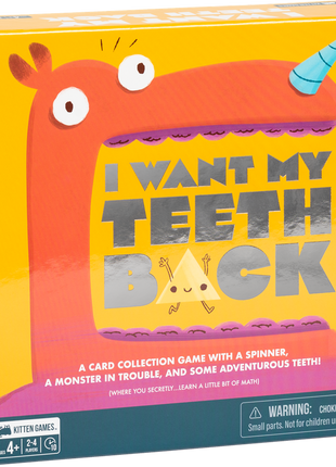 I want my Teeth Back – party kaartspel – 2 tot 4 spelers