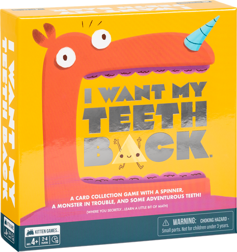 I want my Teeth Back – party kaartspel – 2 tot 4 spelers