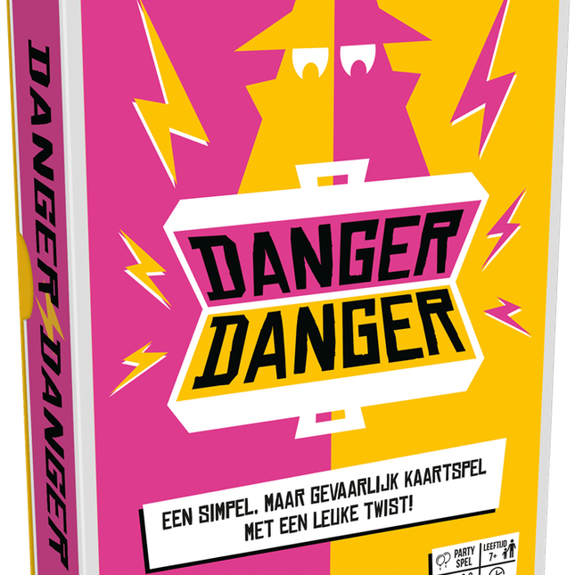 Dit is een foto van het spel Danger Danger - NL te koop bij Speldorado Spellenwinkel Delft