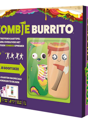 Zombie Burrito – party kaartspel – 1 speler