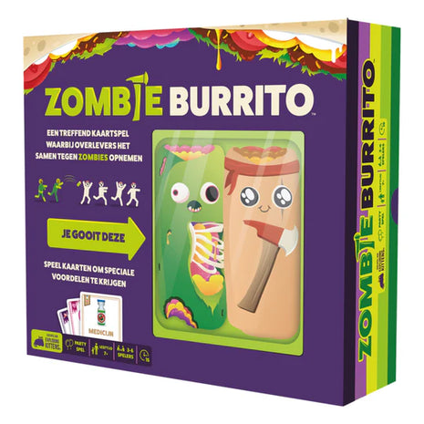 Zombie Burrito – party kaartspel – 1 speler