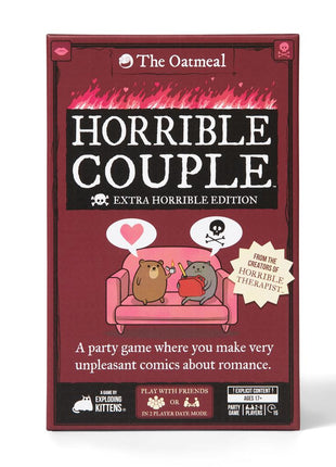 Horrible Couple Extra Horrible Edition – party bordspel – 1 speler