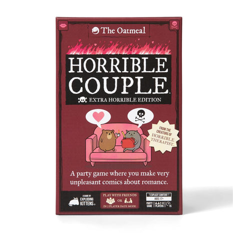 Horrible Couple Extra Horrible Edition – party bordspel – 1 speler