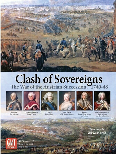 Dit is een foto van het spel Clash Of Sovereigns - En te koop bij Speldorado Spellenwinkel Delft