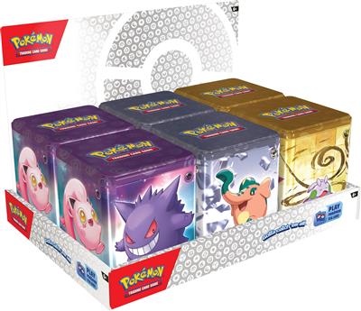 Dit is een foto van het spel Pokemon Stacking Tin 2024 te koop bij Speldorado Spellenwinkel Delft