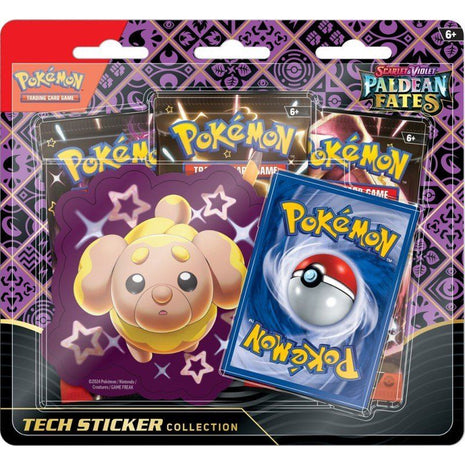 Pokémon TCG Paldean Fates Elite tech Sticker Blister– set Paldean Fates  - Collection
