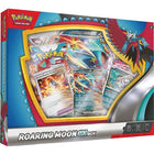 Dit is een foto van het spel Iron Valiant / Roaring Moon november EX Box Pokemon te koop bij Speldorado Spellenwinkel Delft