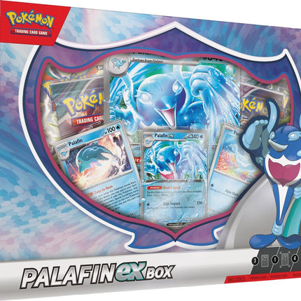 Dit is een foto van het spel Palafin Ex Box - Pokemon te koop bij Speldorado Spellenwinkel Delft