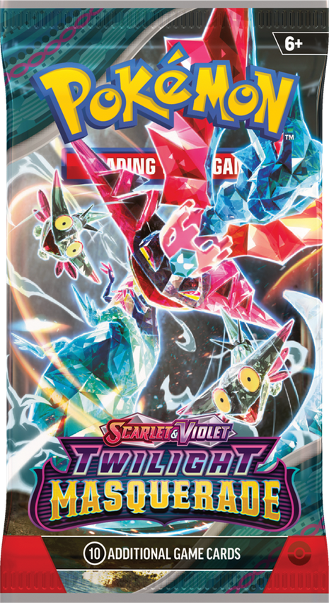 Dit is een foto van het spel Scarlet and Violet Twilight Masquerade Booster - Pokemon te koop bij Speldorado Spellenwinkel Delft