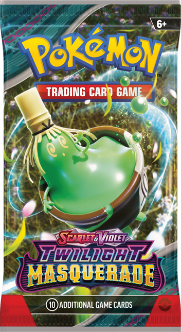 Dit is een foto van het spel Scarlet and Violet Twilight Masquerade Booster - Pokemon te koop bij Speldorado Spellenwinkel Delft