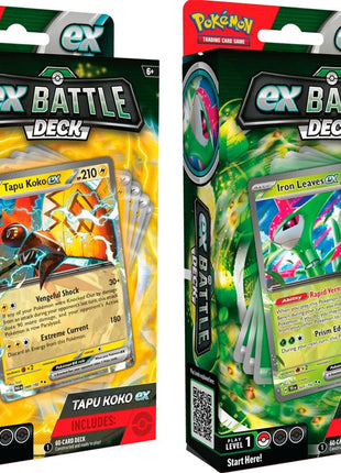 Pokémon TCG ex Battle Decks  Iron Leaves / Tapu Koko– set Pokemon - Battle Deck