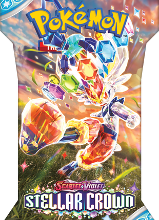 Pokémon TCG Stellar Crown Sleeved Booster– set Stellar Crown - Booster