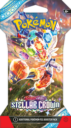 Pokémon TCG Stellar Crown Sleeved Booster– set Stellar Crown - Booster
