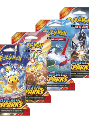 Pokémon TCG Surging Sparks Sleeved Booster– set Surging Sparks - Booster