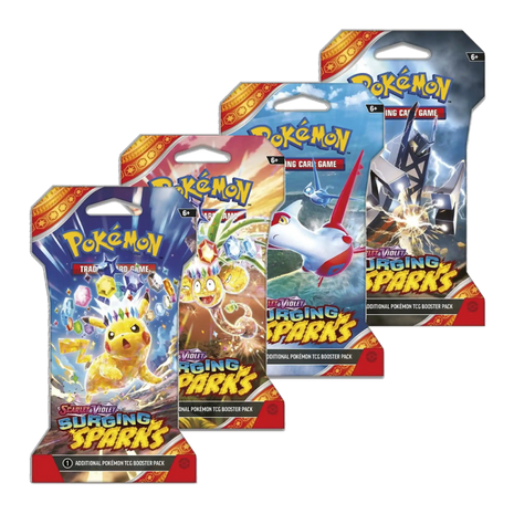 Pokémon TCG Surging Sparks Sleeved Booster– set Surging Sparks - Booster