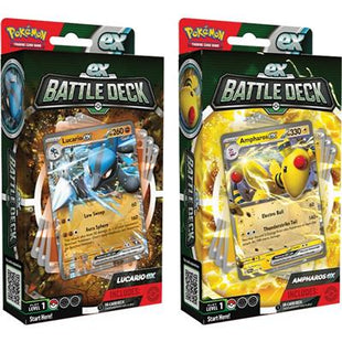 Pokémon TCG Lucario And Ampharos Ex Battle Deck – set Lucario And Ampharos - Battle Deck