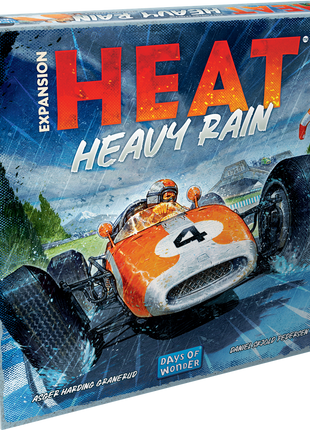 Dit is een foto van het spel Heat Heavy Rain en te koop bij Speldorado Spellenwinkel Delft