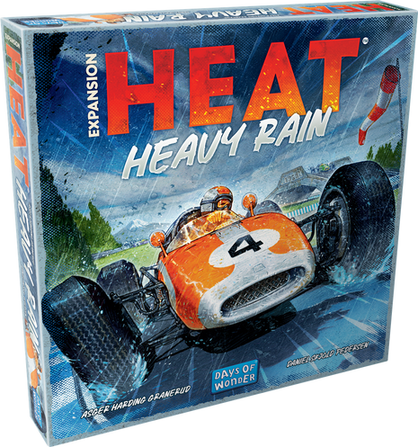 Dit is een foto van het spel Heat Heavy Rain en te koop bij Speldorado Spellenwinkel Delft