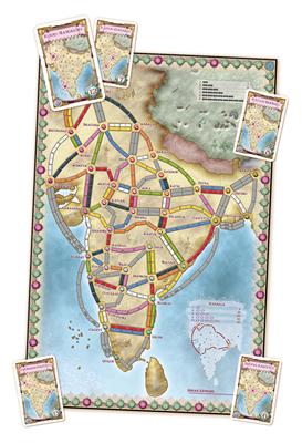 Ticket to Ride - India/Zwitserland EN-NL