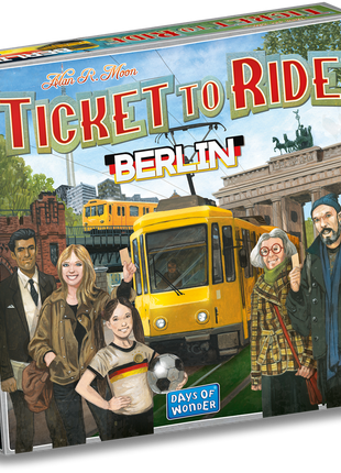 Ticket to Ride Berlijn - en – gezellig bordspel – 2 tot 4 spelers