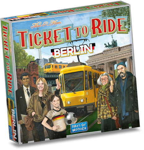 Ticket to Ride Berlijn - en – gezellig bordspel – 2 tot 4 spelers
