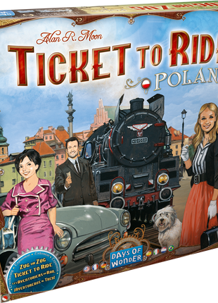 Ticket to Ride - Poland – gezellig bordspel – 2 tot 4 spelers
