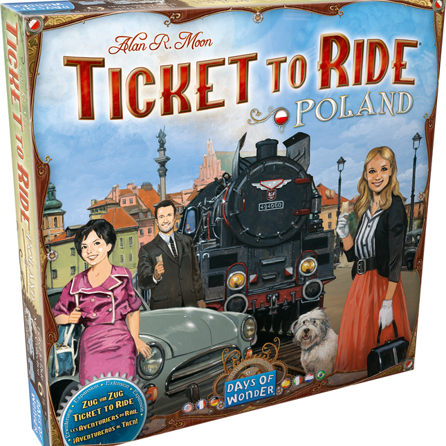 Dit is een foto van het spel Ticket to Ride - Poland te koop bij Speldorado Spellenwinkel Delft