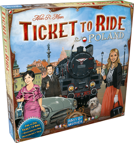 Ticket to Ride - Poland – gezellig bordspel – 2 tot 4 spelers