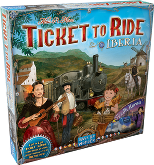 Ticket to Ride - Iberia/South Korea – gezellig bordspel – 2 tot 5 spelers