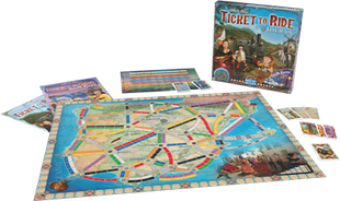 Dit is een foto van het spel Ticket to Ride - Iberia/South Korea te koop bij Speldorado Spellenwinkel Delft